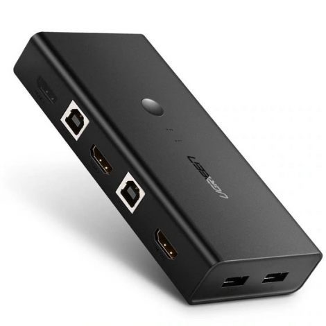 KVM Switch 2 Cổng HDMI 4k và 4 cổng USB ...