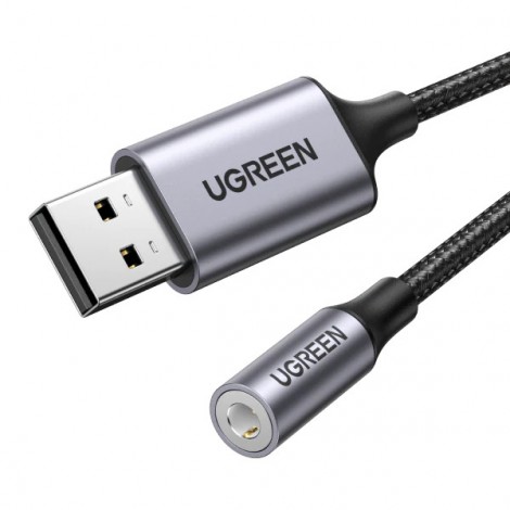 Cáp chuyển âm thanh USB 2.0 Type-A to 3.5mm Ugreen 30757