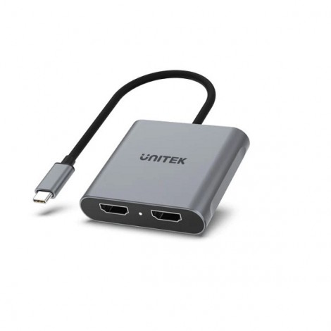 Cáp chuyển Type C sang 2 cổng HDMI Unitek ...