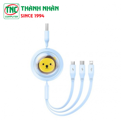 Cáp sạc đa năng 3 trong 1 Baseus Leo ...