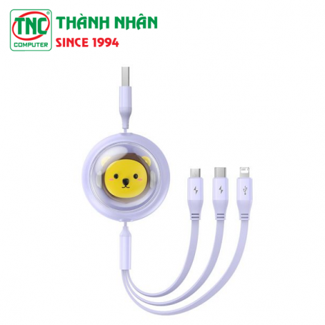 Cáp sạc đa năng 3 trong 1 Baseus Leo ...