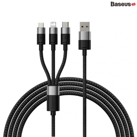 Cáp sạc đa năng 3 trong 1 dài 1.2m Baseus ...