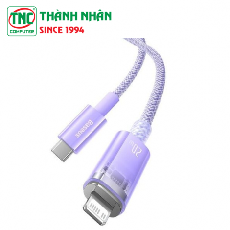 Cáp Sạc Nhanh Tự Ngắt Type C to Lightning dài 2m Baseus Explorer Series 2 PD 20W CATS010305