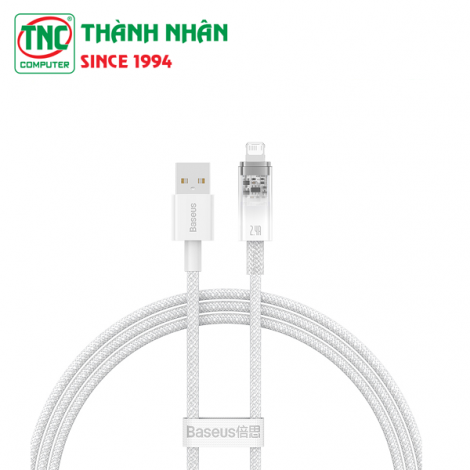 Cáp sạc nhanh tự ngắt USB to Lightning dài 2m Baseus CATS010102