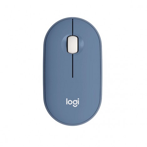 Chuột không dây Logitech Pebble M350 màu xanh dương (Blue Berry)(910-006667)