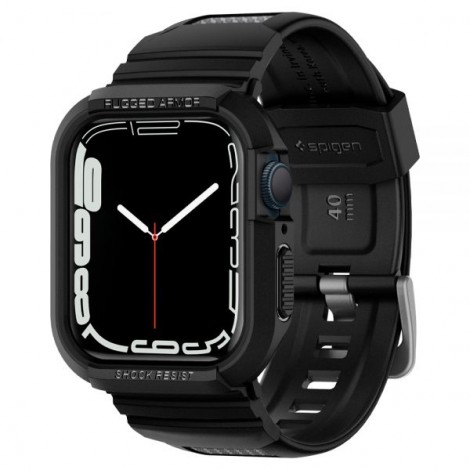 Dây đeo kiêm ốp lưng Spigen Apple Watch 8/7 Rugged Armor Pro