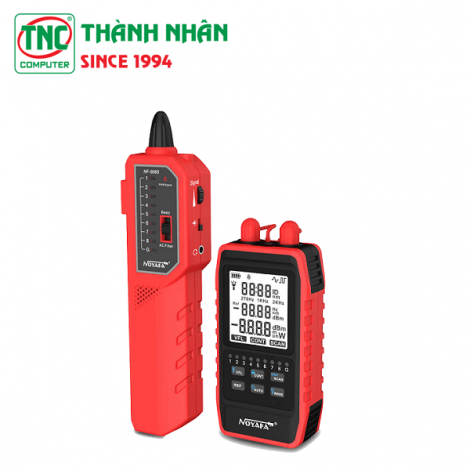 Máy đo công suất quang và soi sợi quang, test dây mạng, dò dây cáp mạng NOYAFA NF-908S