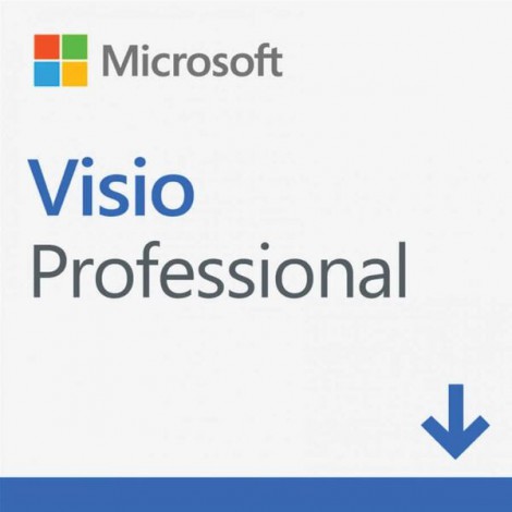 Phần mềm điện tử Microsoft Visio Pro 2021 Win All Lng PK Lic Online DwnLd C2R NR D87-07606