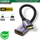 Cáp chuyển Mini HDMI to HDMI 2.0 4K60Hz dài 20cm Ugreen 90593