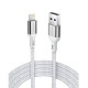 Cáp USB-A to Lightning INNOSTYLE PowerFlex MFI 1.5m 12W IAL150ALSV màu bạc