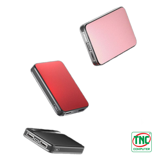 Sạc dự phòng Pisen Skew Led 10000mAh TP-D26LS Red Sạc dự phòng Pisen Skew Led 10000mAh TP-D26LS Red