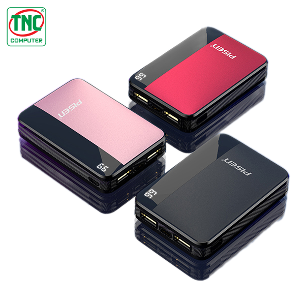 Sạc dự phòng Pisen Skew Led 10000mAh TP-D26LS Sạc dự phòng Pisen Skew Led 10000mAh TP-D26LS