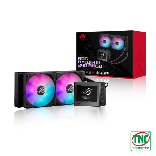 Tản nhiệt nước 2 Fan Asus ROG RYUJIN III 240 ARGB Black có hiệu suất hoạt động ổn định Tản nhiệt nước 2 Fan Asus ROG RYUJIN III 240 ARGB Black có hiệu suất hoạt động ổn định