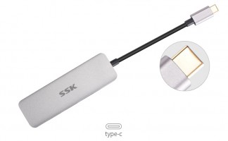 Cable Type-C sang HDMI +3P (USB 3.0)SSK SHU-C545