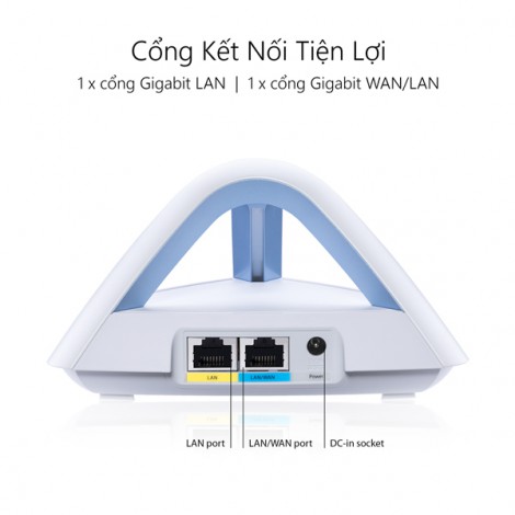 Router Wifi Mesh ASUS Lyra Trio MAP-AC1750 (1-PK)