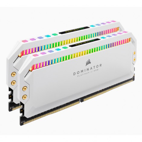 RAM Corsair Dominator Platinum White RGB 16GB (2x8GB) DDR4 Bus 3200MHz CMT16GX4M2C3200C16W