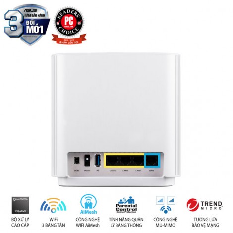 Thiết bị định tuyến không dây ASUS ZenWiFi Router CT8 (W-2-PK)