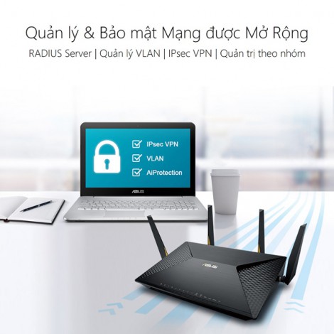 Router Wifi Asus BRT-AC828 (Chuẩn Doanh Nghiệp)