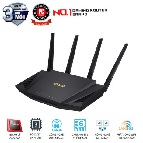 Router Wifi Mesh ASUS RT-AX58U