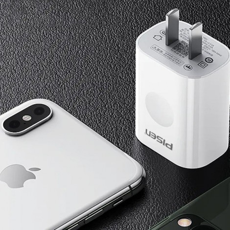 Củ sạc + Cable PISEN Quick Type-C Wall Charger PD 18W (Lightning) TS-C118(Lightning)