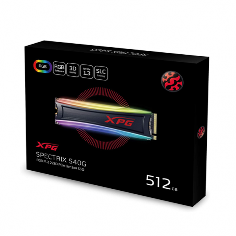 Ổ cứng SSD ADATA XPG AS40G 256GB M.2 PCIe LED RGB (AS40G-256GT-C)