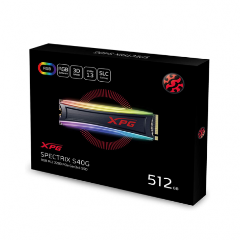 Ổ cứng SSD ADATA XPG AS40G 512GB M.2 PCIe LED RGB (AS40G-512GT-C)