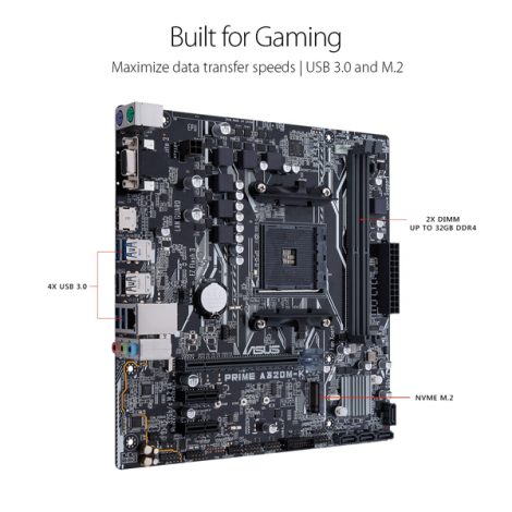 Mainboard ASUS PRIME-A320M-K