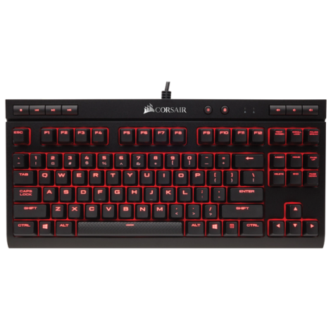 Bàn phím Corsair K63 Mx Red - Red Led