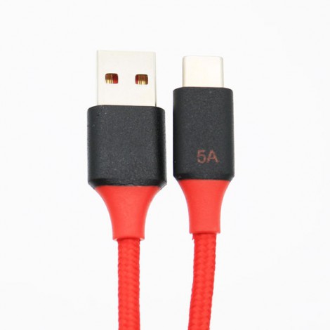  Cable Pisen USB Type-C 5A (Super Charging Nylon Braided) 1500mm-TC11-1500 dài 1.5m