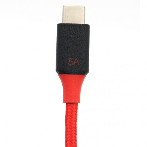  Cable Pisen USB Type-C 5A (Super Charging Nylon Braided) 1500mm-TC11-1500 dài 1.5m