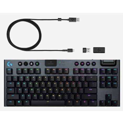 Bàn phím Cơ Logitech G913 TKL Lightspeed Wireless RGB Mechanical Gaming Tactile (black)