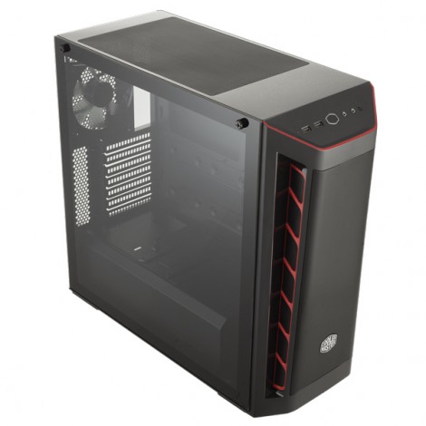 Case Cooler Master MasterBox MB511 TG Red Trim