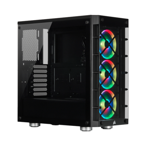 Case Corsair 465X RGB Tempered Glass (BLACK/WHITE) - Mid Tower