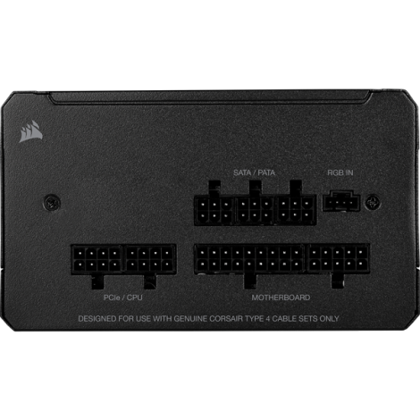 Nguồn máy tính Corsair CX550F RGB Black 80 Plus Bronze - Full Modul