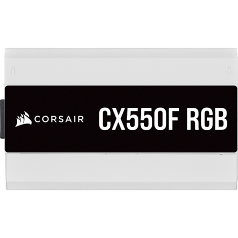 Nguồn máy tính Corsair CX550F RGB White 80 Plus Bronze - Full Modul