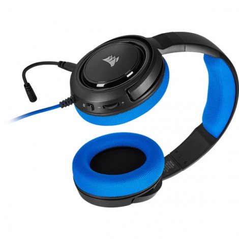 Tai nghe Corsair HS35 Stereo Blue