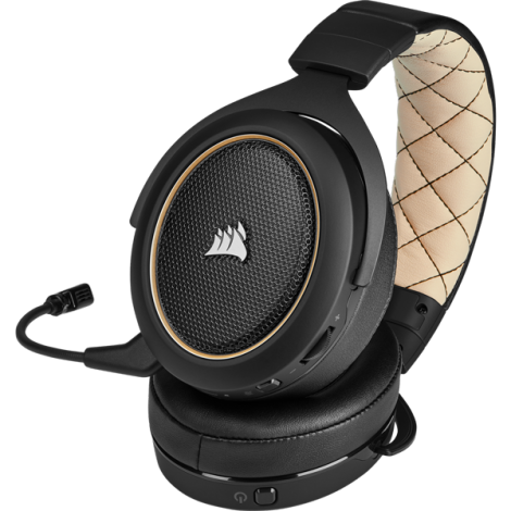 Tai nghe Corsair HS70 PRO WIRELESS SE Cream