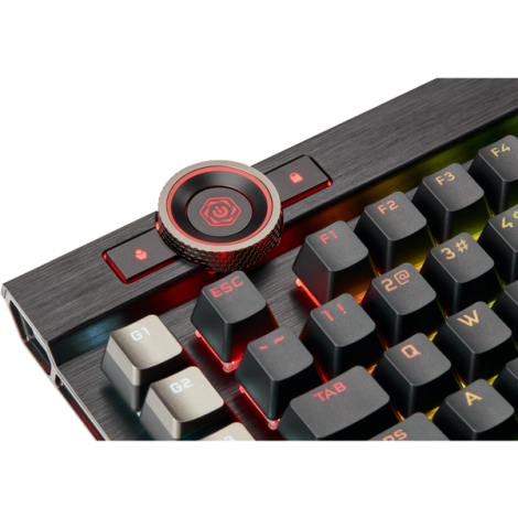 Bàn phím có dây Corsair K100 BLK-OPX RF-RGB CH-912A01A-NA