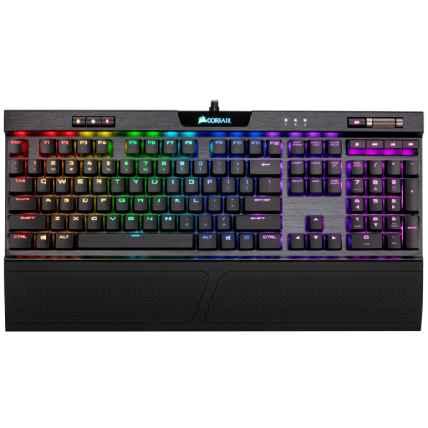 Bàn phím có dây Corsair K70 MK.2-BLK-MX Low Profile RGB Mx Speed CH-9109018-NA