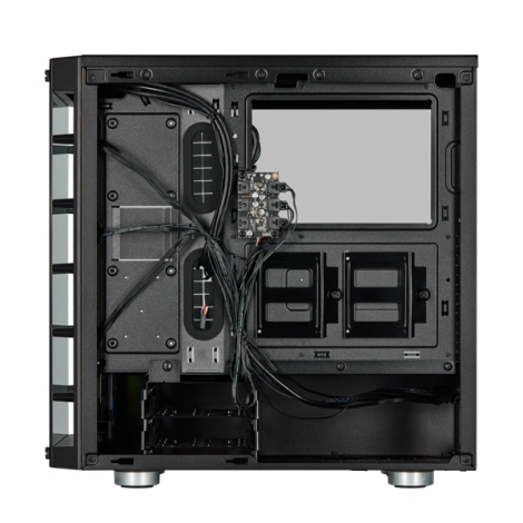 Case Corsair 465X RGB Tempered Glass (BLACK/WHITE) - Mid Tower