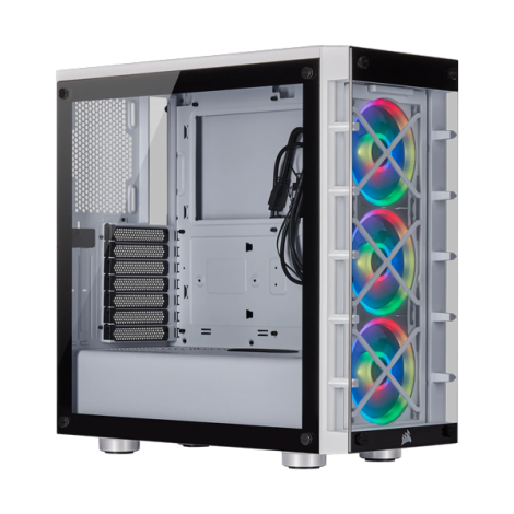 Case Corsair 465X RGB Tempered Glass (BLACK/WHITE) - Mid Tower