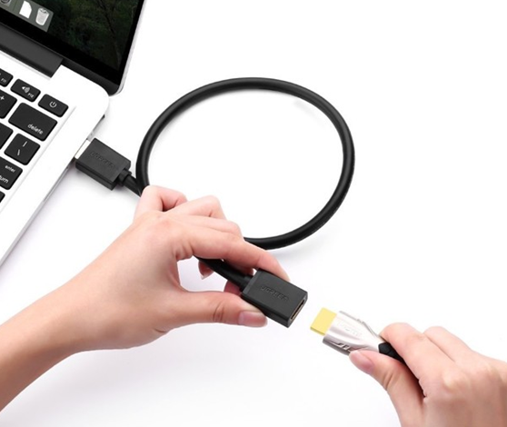Dây nối dài HDMI 1.4 Ugreen (10140) 0.5M
