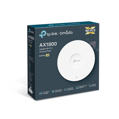 Access Point TP-Link EAP620 HD (1775 Mbps/ Wifi 6/ 2.4/5 GHz)