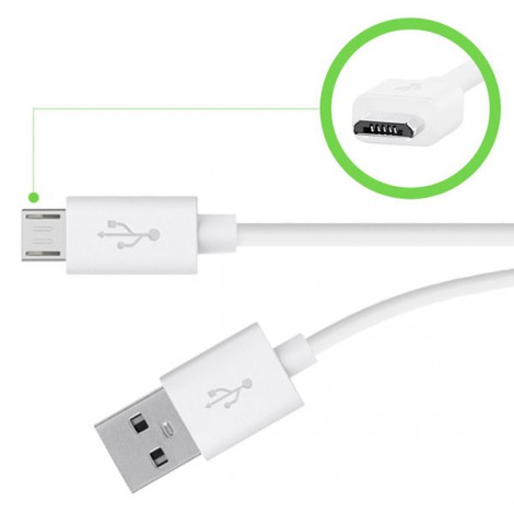 Cable sạc Micro USB Belkin F2CU012BT04-WHT dài 1.2m