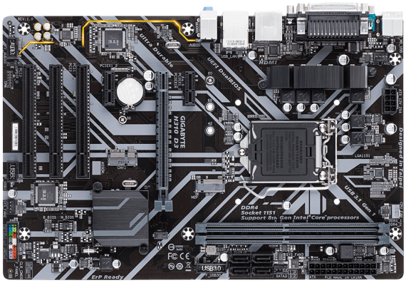 Mainboard Gigabyte H310-D3