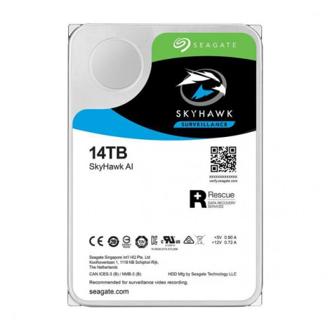 Ổ cứng HDD 14TB SEAGATE SkyHawk AI Surveillance ST14000VE0008