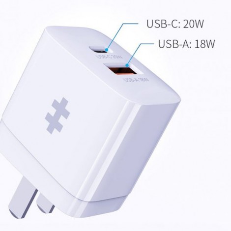 Sạc 2 cổng Hyperjuice 20W Charger Small Size HJ205