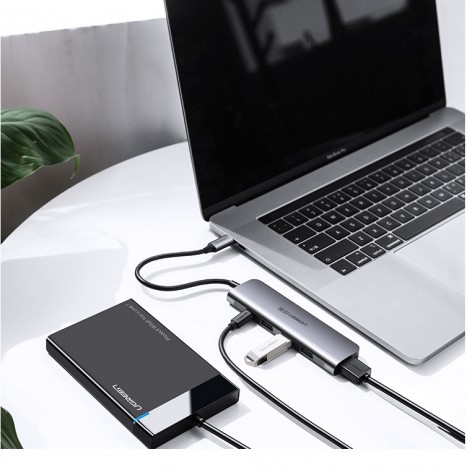 Bộ chuyển đổi USB Type C to 4 Port USB 3.0 Cao Cấp Ugreen 50979