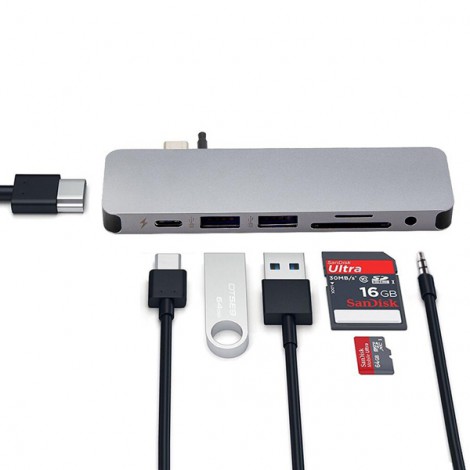 Hub USB-C Hyperdrive Solo 7in 1 GN21D