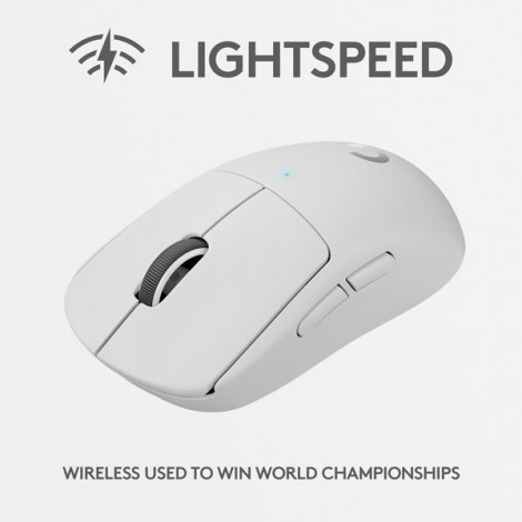 Chuột không dây Logitech Pro X Superlight Wireless Gaming (Màu trắng)